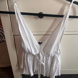 Brandy Melville white tank